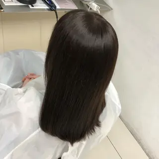 ロング カラー まつ毛/アイブロウ /髪質改善カラーのヘアスタイル