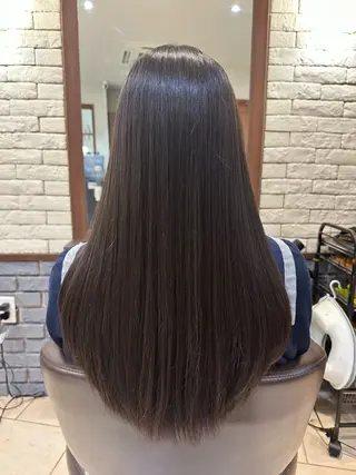 ロング カラー ルシクラージュ武蔵小杉店所属・武蔵小杉【美髪縮 毛矯正】丸山智久のヘアスタイル