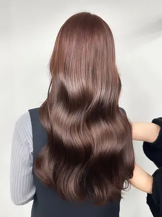 ロング カラー ダブルカラー/ギャル 韓国ヘア/梨緒💜のヘアスタイル