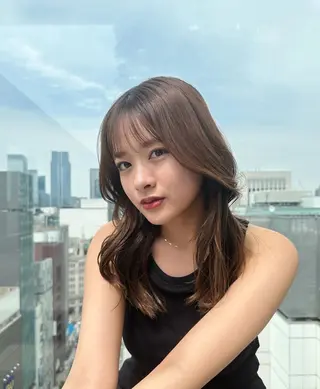 ミディアム カラー COA GINZA 小野澤駿のヘアスタイル