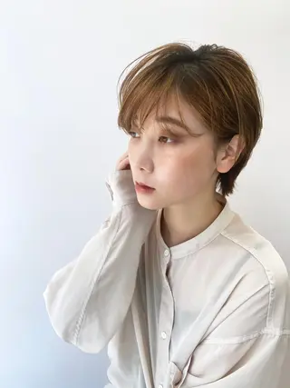 ショート 加藤 真介のヘアスタイル