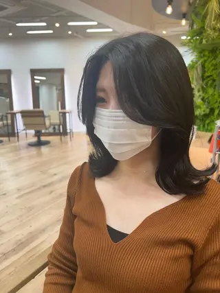 ミディアム 🩶韓国/似合わせ/ さわ🩶のヘアスタイル