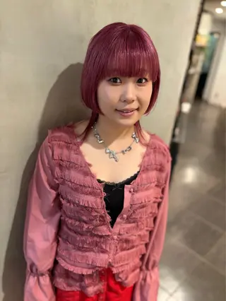 ショート カラー 優 作のヘアスタイル