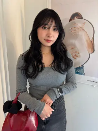 ロング パーマ riria/ボブ /ブラウンカラー🎀のヘアスタイル