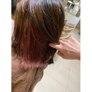 ミディアム カラー 大場 優弥のヘアスタイル