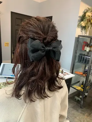 セミロング ヘアアレンジ me_me.所属・【me_me.】 mayuのヘアスタイル