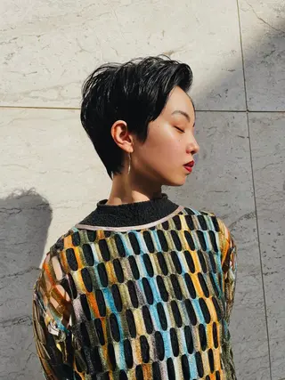 ショート パーマ ヘアアレンジ メンズ 12月7.8日案内◎ 💐🤍理保のヘアスタイル