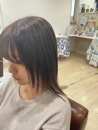 ミディアム カラー 原田 桜花のヘアスタイル