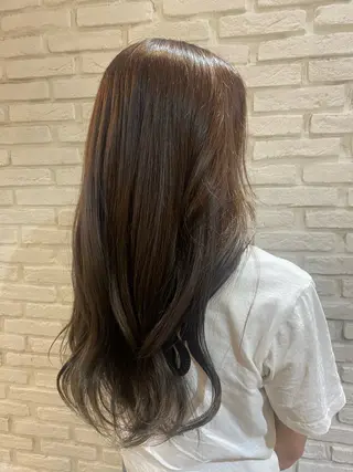 ロング カラー 杉山 かなのヘアスタイル