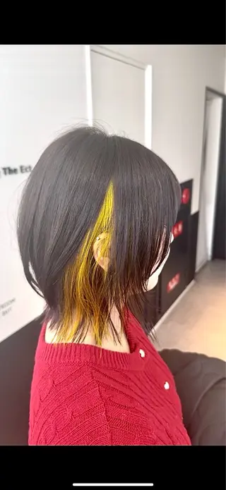 ミディアム カラー 坂槙 航のヘアスタイル
