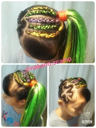 ヘアアレンジ キッズ scamp ★のヘアスタイル