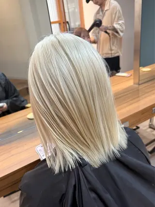 ミディアム カラー 岡本 太陽☀️のヘアスタイル