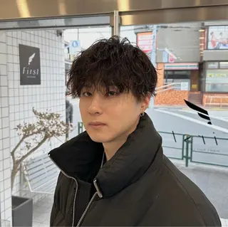 メンズ ⭐️メンズカラー⭐️ No1二田健吾‼️のヘアスタイル