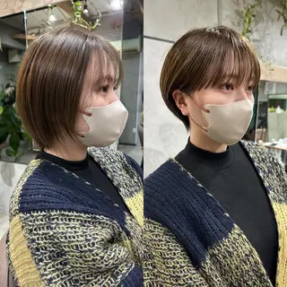 ショート 飽きさせないヘア デザイン keitaのヘアスタイル