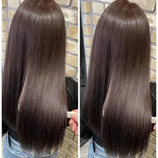 セミロング カラー 🌟透明感カラー 🌟松岡勇輝のヘアスタイル