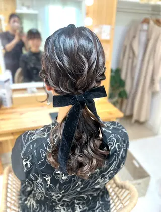 ロング ヘアセット/金山 佐野 妃都美のヘアスタイル