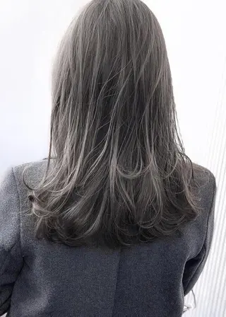 ミディアム カラー 藤森結子/韓国ヘア/ パーソナルカラー診断のヘアスタイル