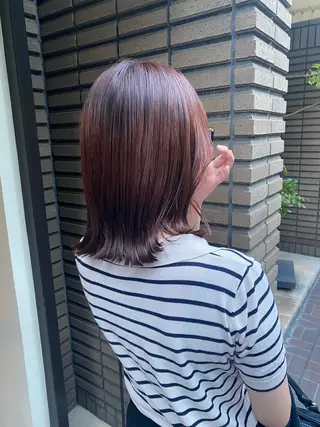 ミディアム ♡ハッシュカット/ レイヤー/yucoのヘアスタイル