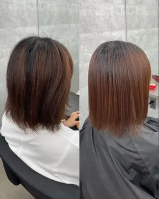 ミディアム 👑美髪矯正 SORAのヘアスタイル