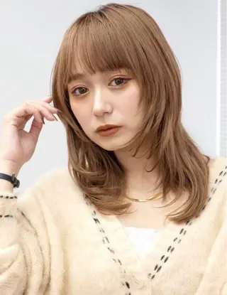 ミディアム 中江 伸之介のヘアスタイル