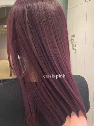 ロング カラー たかはし ゆうなのヘアスタイル
