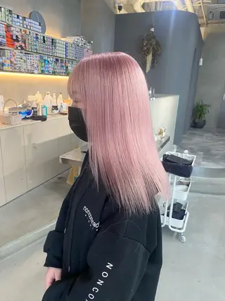 セミロング カラー qulim所属・前橋 姫奈のヘアスタイル