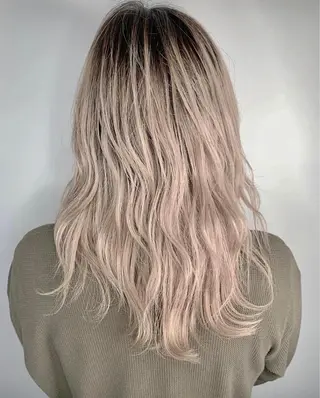 セミロング カラー Lolonois梅田 /Okazaki:)のヘアスタイル