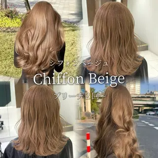 カラー 加藤芽実カラーリスト /ミルクティーカラーのヘアスタイル