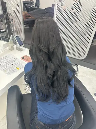 ロング カラー パーマ ヘアアレンジ メンズ キッズ ♥️韓国ヘア レイヤー♥️ゆりのヘアスタイル