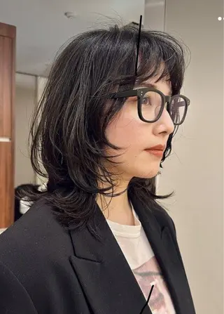 ミディアム mashu北堀江店所属・似合わせカラー/ 堀江美容室/レミ🎀のヘアスタイル