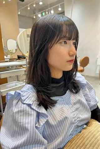 ミディアム 🫧レイヤー/暖色 /ベージュMAI🫧のヘアスタイル