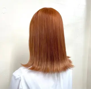 ロング カラー ヘアアレンジ 可愛い暖色ヘア🥀 えびけんのヘアスタイル