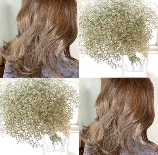 ミディアム 髪質改善 カラーJILLのヘアスタイル