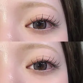 マツエク・マツパ CreBiA🤍 小栗ななかのマツエク・マツパデザイン