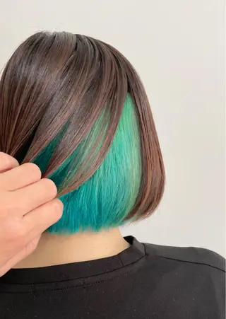 ミディアム カラー 奥田 誠司のヘアスタイル