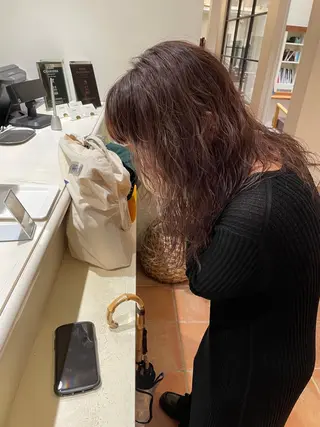 ロング カラー パーマ ボブ/レイヤー/ケア パーマ/リュウタのヘアスタイル