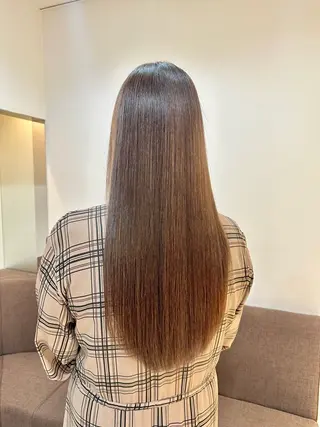 ロング TAYA大阪上本町所属・十場【髪質改善】 【ダブルカラー】のヘアスタイル