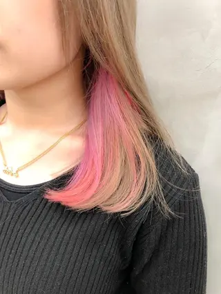 セミロング カラー ショート・ボブ 徳竹淳一のヘアスタイル