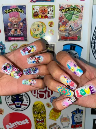 ネイル 福の爪 🍒福山千晴のネイルデザイン