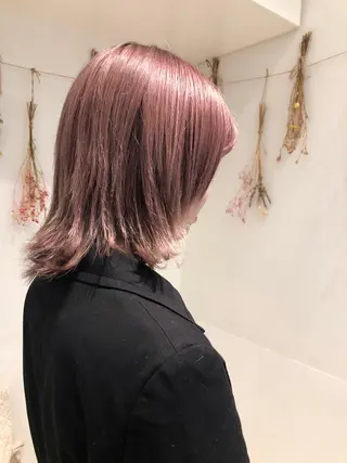 ミディアム カラー はだゆうき @hadadan08のヘアスタイル