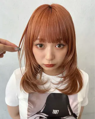 ミディアム 耳つぼ屋さん ‎🤍りりのヘアスタイル