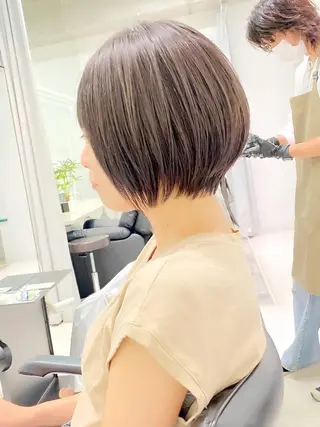 ショート カラー 似合わせ専門美容師 なかじまのヘアスタイル