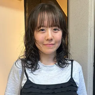 ミディアム パーマ 🌿ボブ パーマ高橋啓太🌿のヘアスタイル