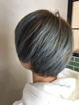 ショート カラー L’atelier BROCANTE (ラトリエ ブロカント)所属・BROCANTE立川 karasawa.nのヘアスタイル