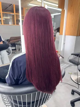 ロング カラー 【縮毛矯正/カラー】 今野寛己のヘアスタイル