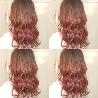 セミロング カラー Miku❇️ フェイスレイヤーのヘアスタイル