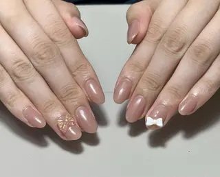 ネイル By moonネイル 🌷ワンホン/韓国風のネイルデザイン