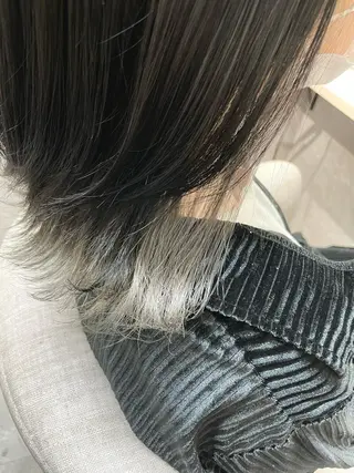 ミディアム カラー 西 めぐみのヘアスタイル