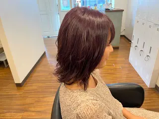 カラー 馬場 麻奈美のヘアスタイル