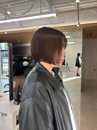ショート yoshino /ナチュラル縮毛のヘアスタイル